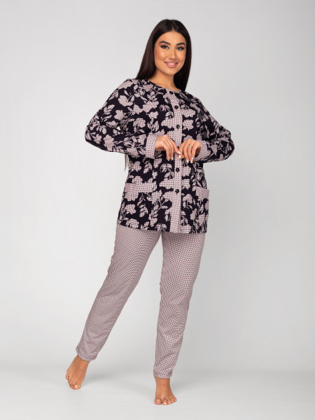 Костюм женский кулирка с брюками Костюм женский кулирка с брюками